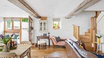 A room that's enhanced by the beautifully handpicked furniture.