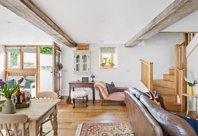 A room that's enhanced by the beautifully handpicked furniture.