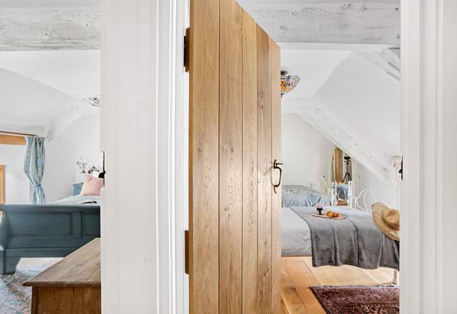 The landing links all of the bedrooms on the first floor.