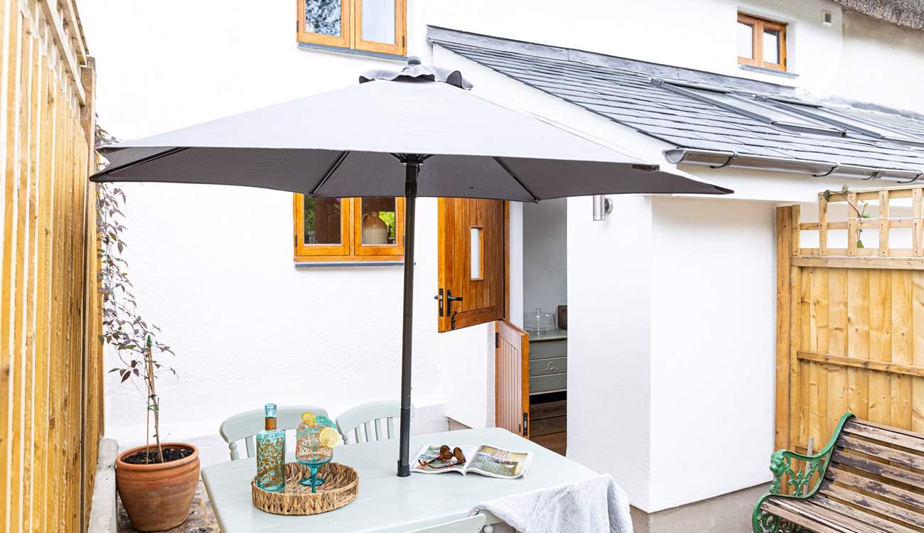 You have a small enclosed courtyard area however there's a further five acres of land to enjoy with your four-legged friends. 