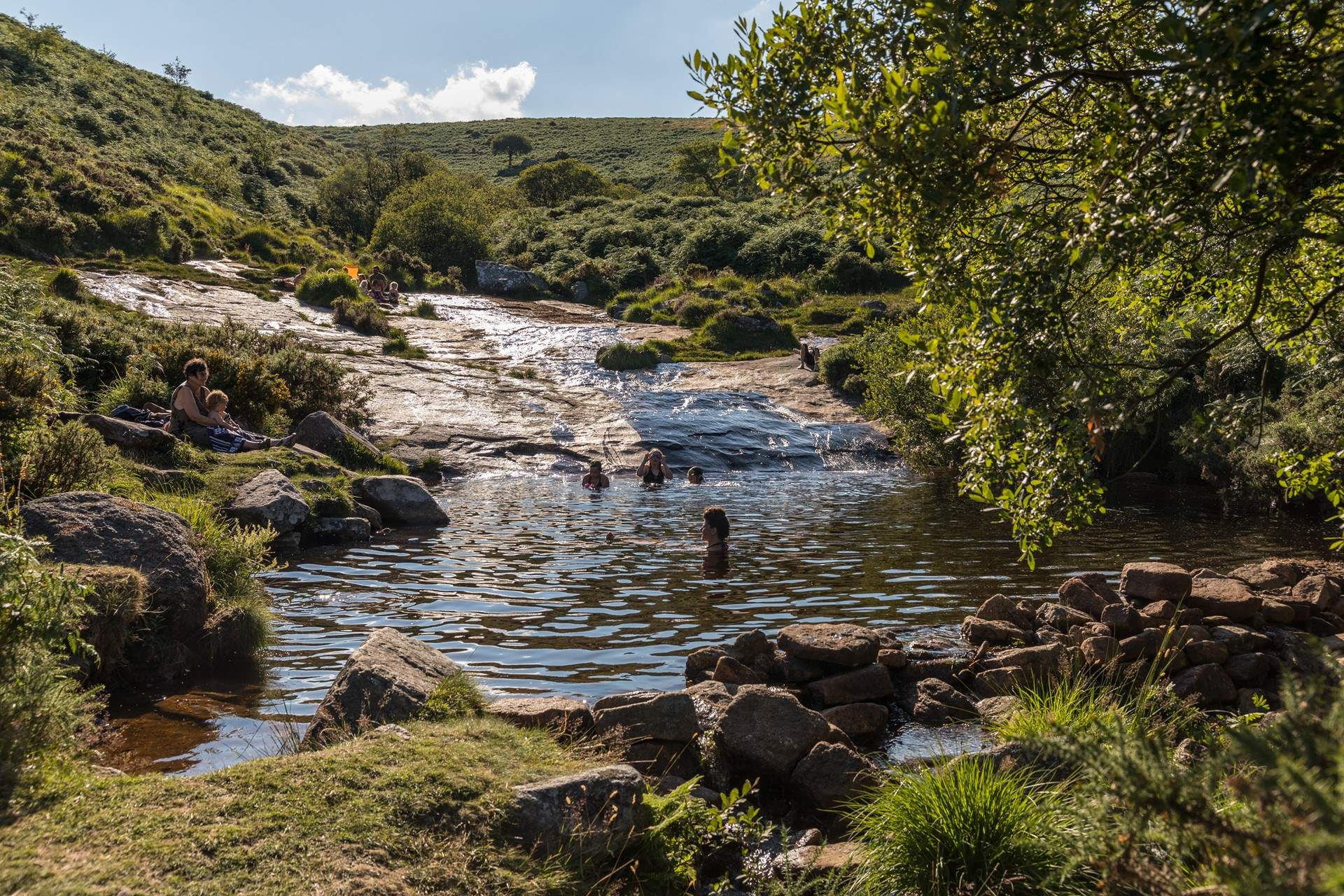 Dartmoor has many wild swimming spots.