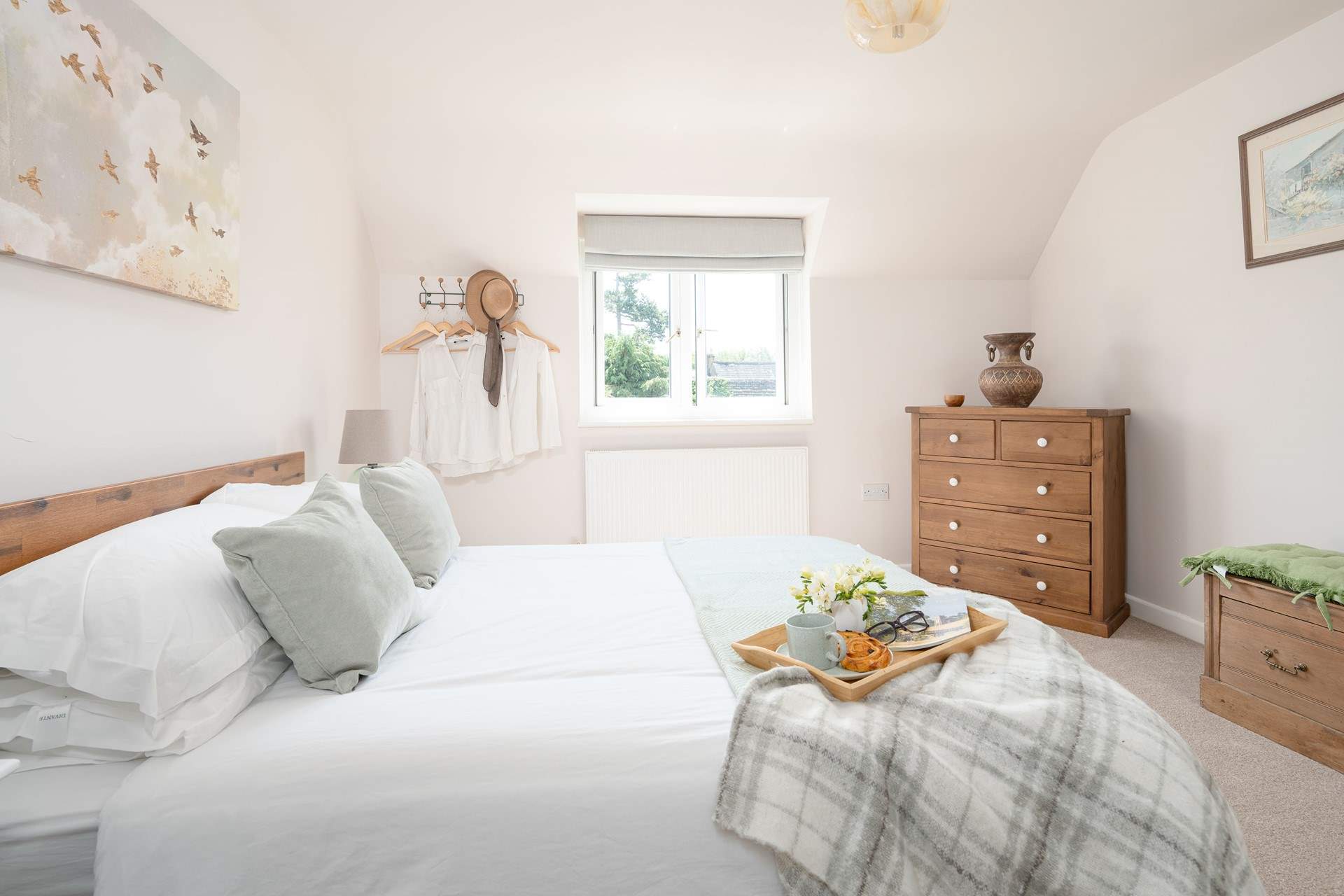 The main bedroom is such a tranquil place to unwind.