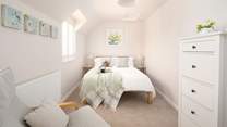 The second bedroom is lovely and cosy.