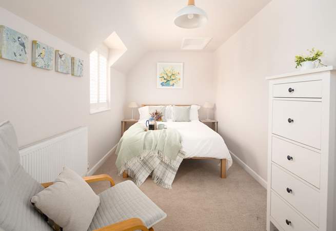 The second bedroom is lovely and cosy.