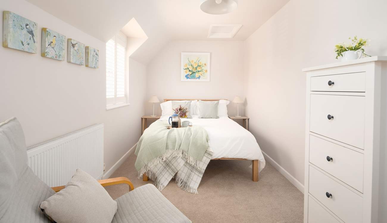 The second bedroom is lovely and cosy.