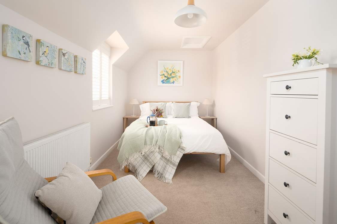 The second bedroom is lovely and cosy.