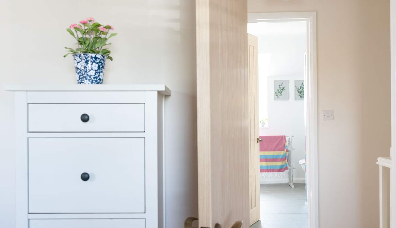 There is plenty of storage for your clothes.