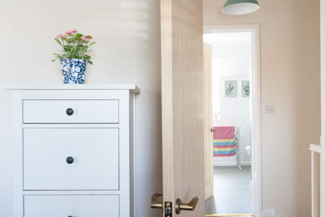 There is plenty of storage for your clothes.