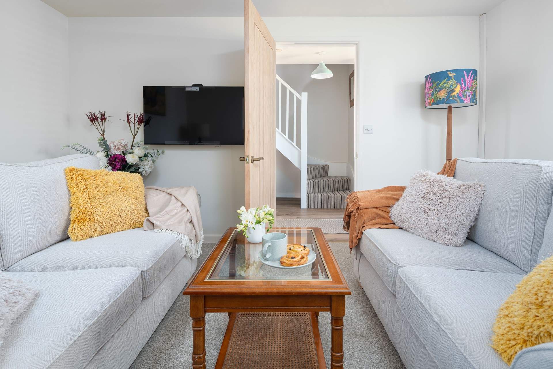 The sitting-room is a lovely social space.