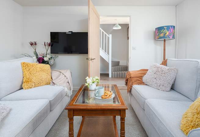 The sitting-room is a lovely social space.