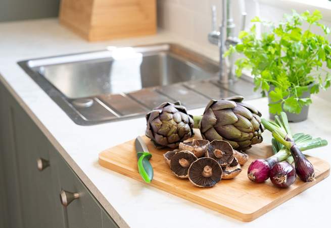 Pick up some local produce from Broadway's delicatessen.