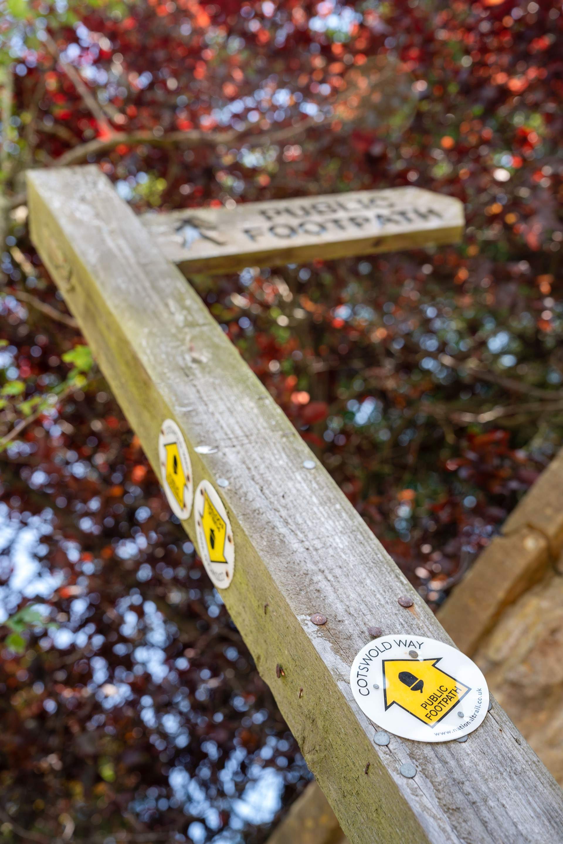 There are many public footpaths to explore, including the famous Cotswold Way.