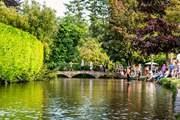 Bustling Bourton-on-the-Water is a favourite tourist spot.