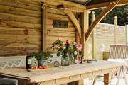 The perfect table to prep delicious delights to cook over the barbecue.