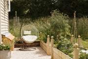 The egg chair is the perfect spot to savour your morning coffee.