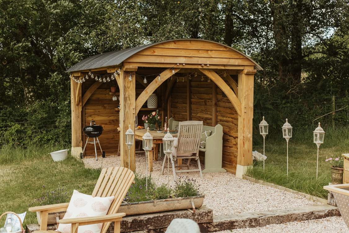 We love the al fresco dining area.
