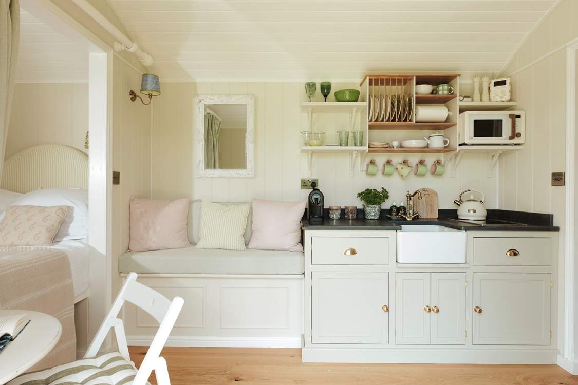 The interiors are chic whilst still being super cosy.
