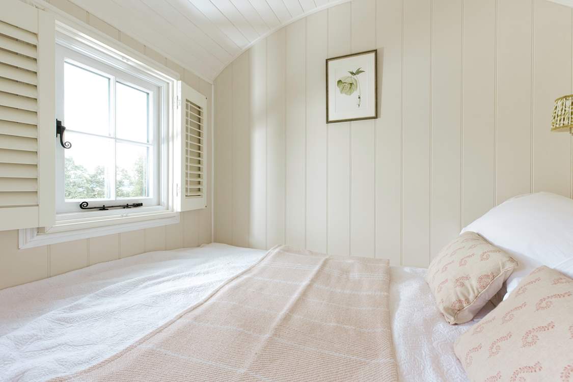 Once dawn calls open the shutters and welcome the outdoors in.