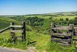 With rocky headlands, tumbling waterfalls and towering cliffs, nearby Exmoor National 
Park is really quite special. 