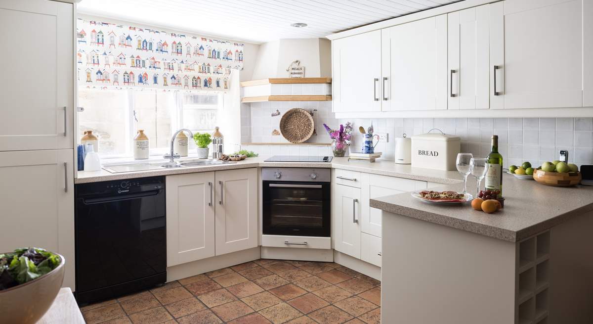 A great kitchen with everything the cook among you could need.