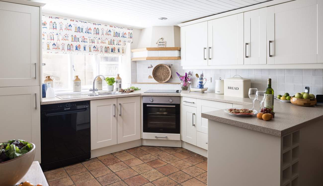 A great kitchen with everything the cook among you could need.