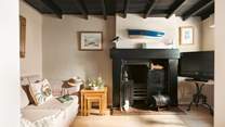 Sit quietly in the snug, a great place to chill out.