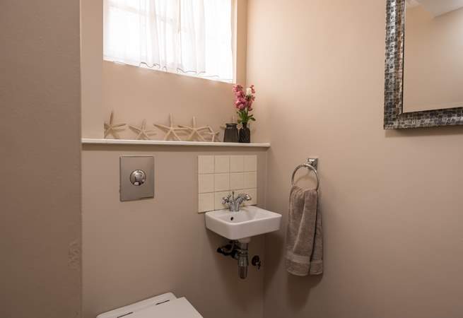 A convenient downstairs WC.