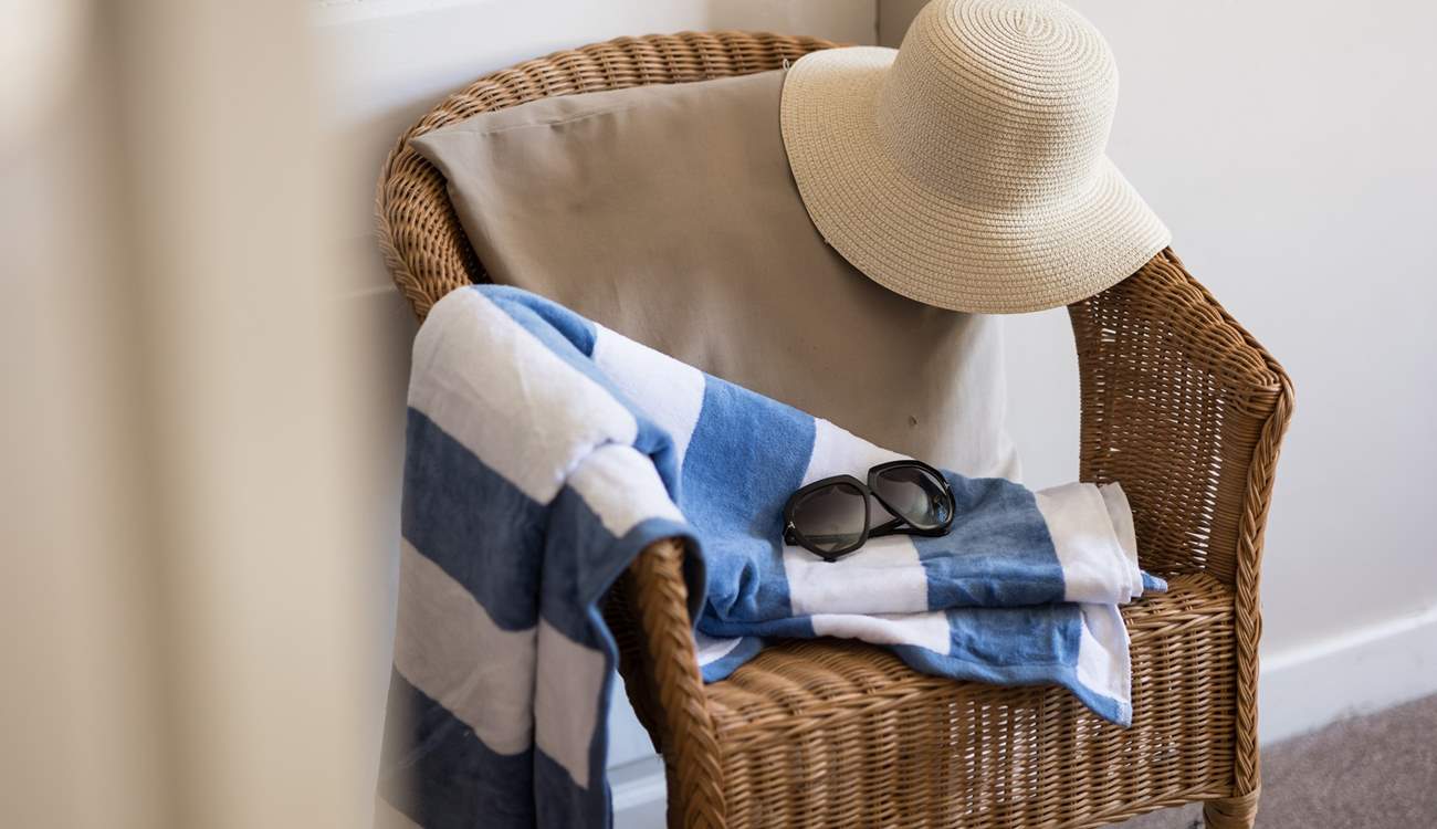 Getting ready to go to the beach.