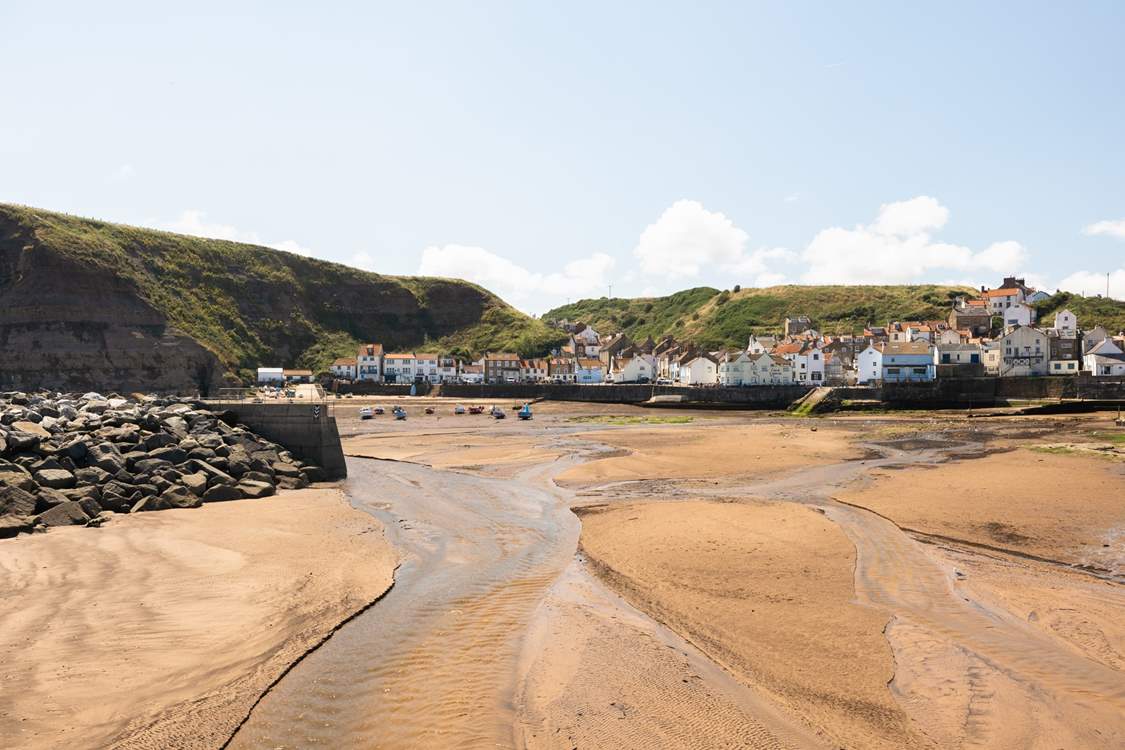 Low tide.