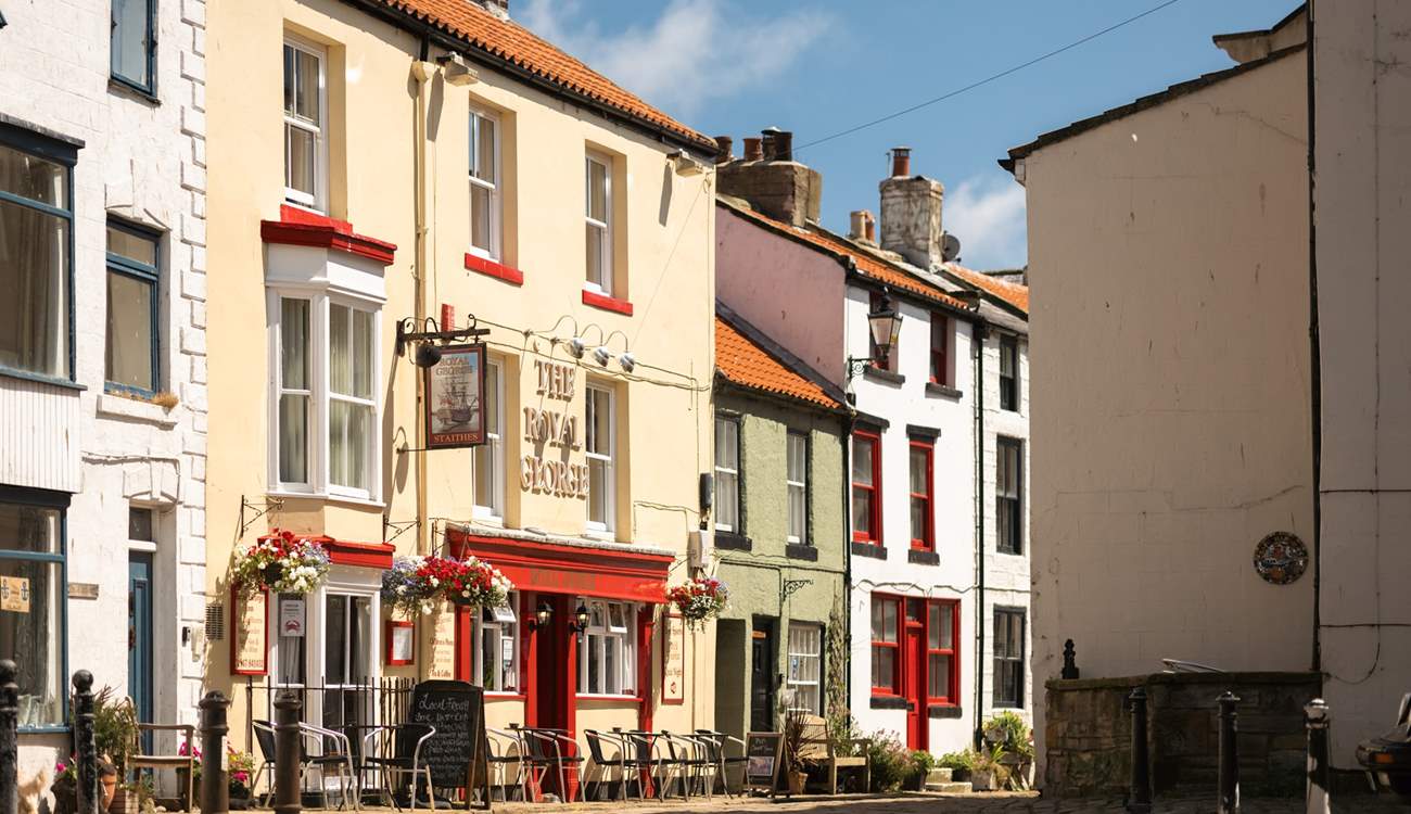 Treat yourself to a meal out at the Royal George Inn.