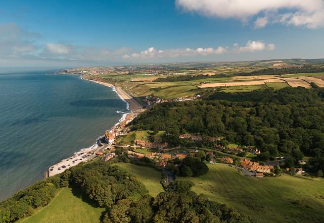 The Yorkshire coastline in all its glory.