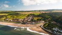 Visit Sandsend, another great beach with the chance of finding a fossil!