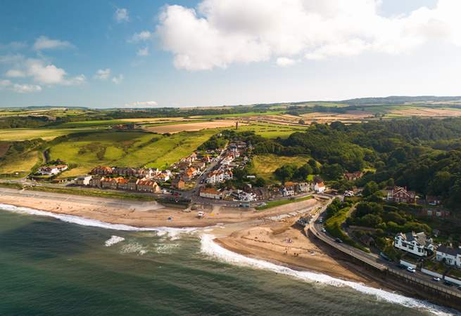 Visit Sandsend, another great beach with the chance of finding a fossil!