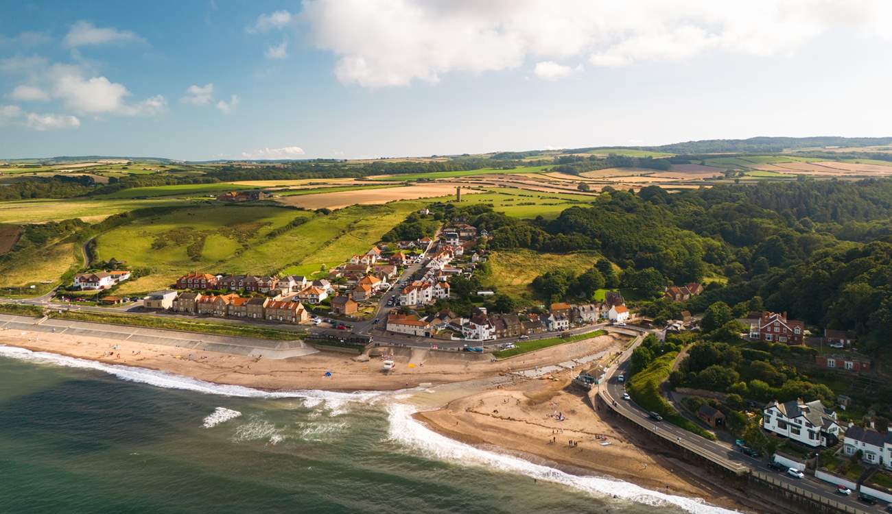 Visit Sandsend, another great beach with the chance of finding a fossil!