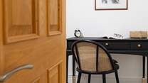 Head back out to the landing past the work station and climb the stairs to bedroom 3.