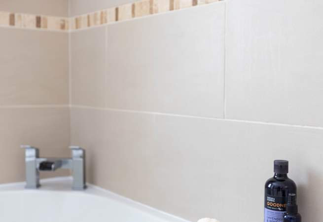 Time to relax into a bubble bath.