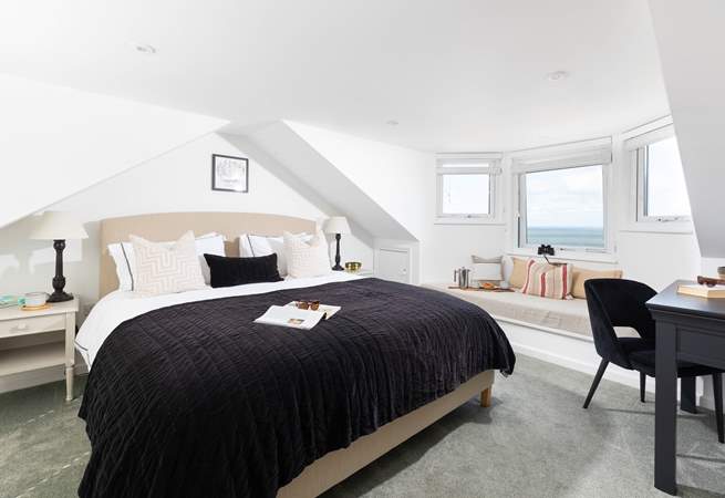 A touch of elegance with a view to escape into can be found in bedroom 3.