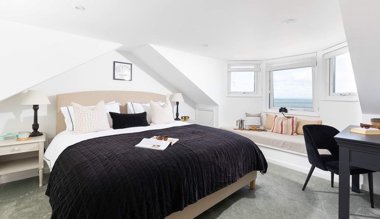 A touch of elegance with a view to escape into can be found in bedroom 3.