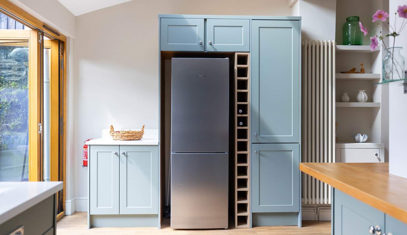 From the dining-area head to the kitchen and out to the lower courtyard. 