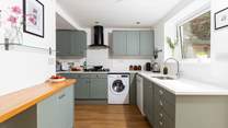 A kitchen that is equipped to the highest level so the chef of the family will be very happy.