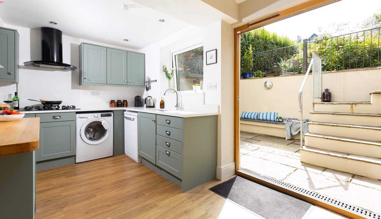 This fabulous kitchen is fully equipped so you can cook up a storm.