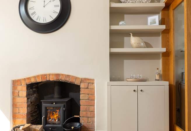 On those chillier days stock the fire and enjoy the warmth and crackle in the background. 