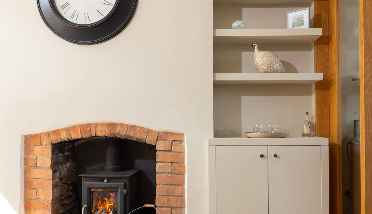 On those chillier days stock the fire and enjoy the warmth and crackle in the background. 