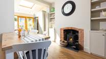 The ground floor has been perfectly styled for your enjoyment. 