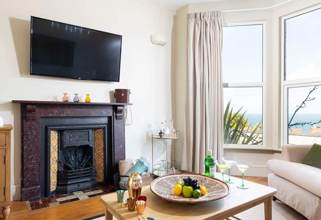 The Smart TV is there should you wish to catch up on a recent movie.