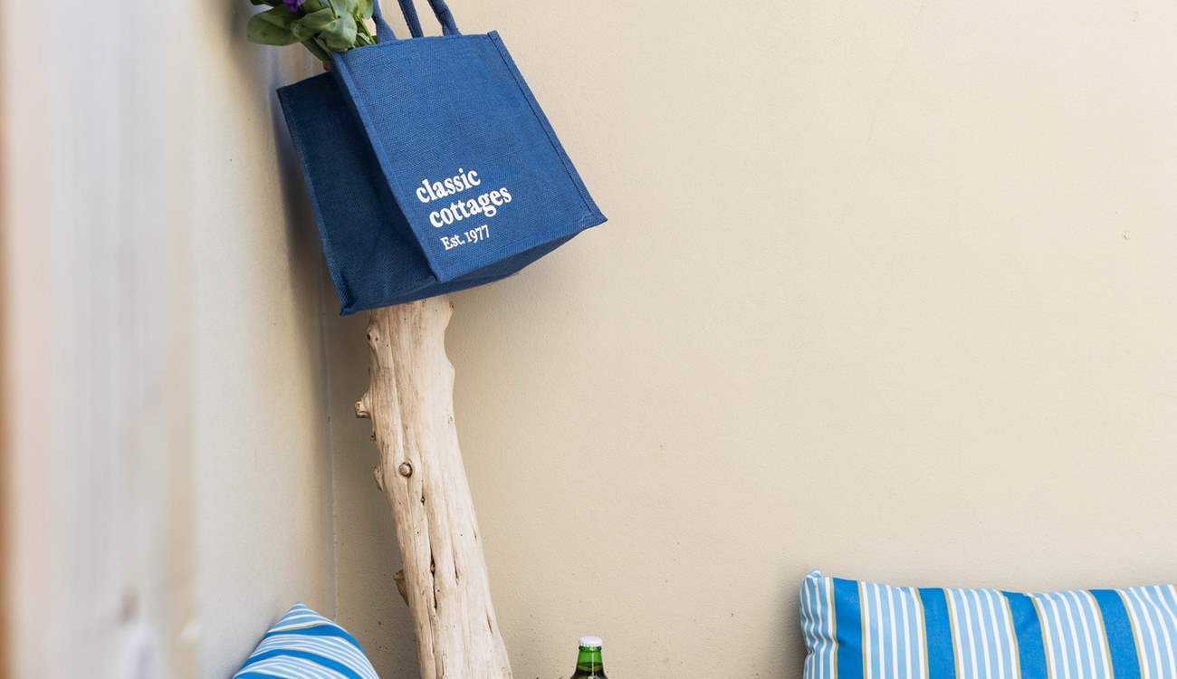 A perfect nook for a game of cards and a chilled beverage. 