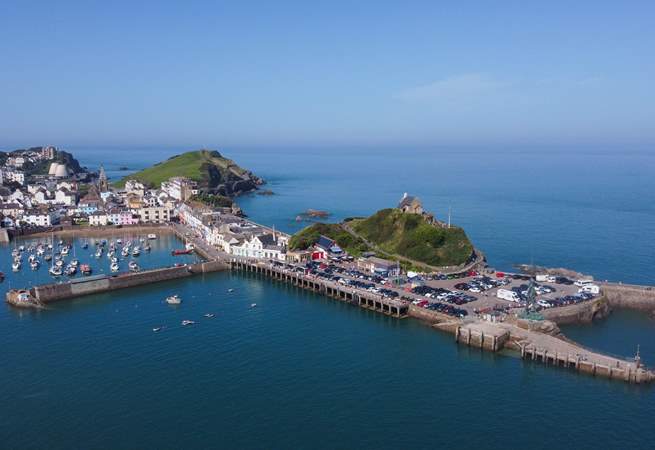 Beautiful Ilfracombe from the harbour, hidden beaches and miles and miles of coastal walks. 