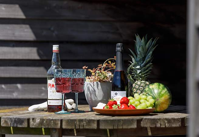 A lovely quiet spot, ideal for al fresco dining.