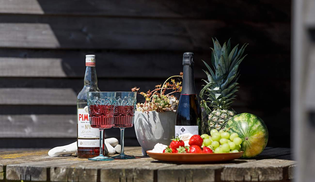 A lovely quiet spot, ideal for al fresco dining.