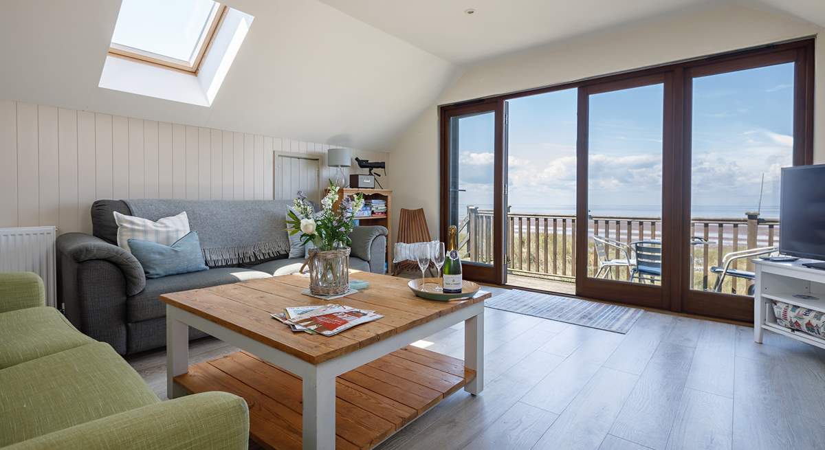 Be amazed by the sea views from the first floor sitting-room.